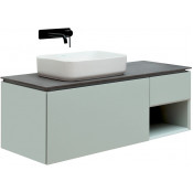 Тумба с раковиной Allen Brau Infinity 1.21006.PWM/4.11021.20/1.21015.GR-S 120 L папирус матовый