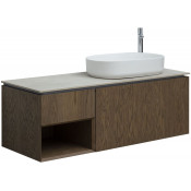 Тумба с раковиной Allen Brau Infinity 1.21008.NO/4.11021.20/1.21014.B-S 120 R дуб