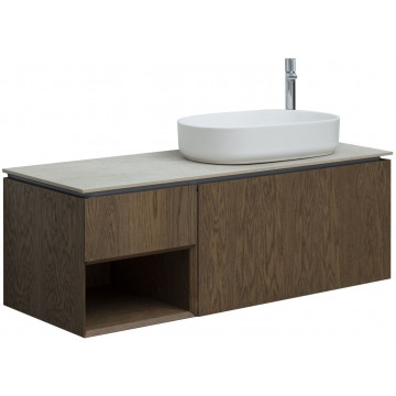 Тумба с раковиной Allen Brau Infinity 1.21008.NO/4.11021.20/1.21014.B-S 120 R дуб