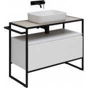 Тумба под раковину Allen Brau Priority 1.31003.WM 100 белый матовый