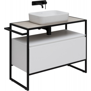 Тумба под раковину Allen Brau Priority 1.31003.WM 100 белый матовый