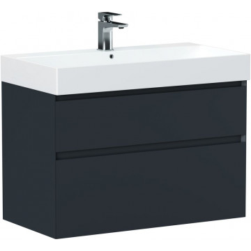 Тумба с раковиной Allen Brau Infinity 1.210026.AM/198208 85 антрацит матовый