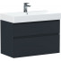 Тумба под раковину Allen Brau Infinity 1.210026.AM 85 антрацит матовый