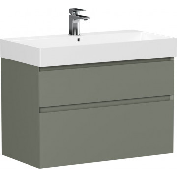 Тумба с раковиной Allen Brau Infinity 1.210026.CGM/198208 85 олива матовый