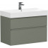 Тумба под раковину Allen Brau Infinity 1.210026.CGM 85 олива матовый