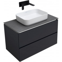 Тумба с раковиной Allen Brau Infinity 1.21001.AM/4.11021.20/1.21011.G 85 антрацит матовый