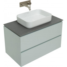 Тумба с раковиной Allen Brau Infinity 1.21001.PWM/4.11021.20/1.21011.G 85 папирус матовый