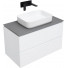Тумба с раковиной Allen Brau Infinity 1.21001.WM/4.11021.20/1.21011.G 85 белый матовый