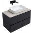 Тумба с раковиной Allen Brau Infinity 1.21001.AM/4.11021.20/1.21011.B-S 85 антрацит матовый