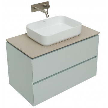 Тумба с раковиной Allen Brau Infinity 1.21001.PWM/4.11021.20/1.21011.B-S 85 папирус матовый