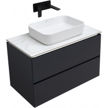 Тумба с раковиной Allen Brau Infinity 1.21001.AM/4.11021.20/1.21011.M 85 антрацит матовый