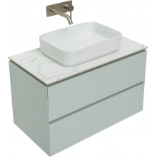 Тумба с раковиной Allen Brau Infinity 1.21001.PWM/4.11021.20/1.21011.M 85 папирус матовый