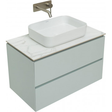 Тумба с раковиной Allen Brau Infinity 1.21001.PWM/4.11021.20/1.21011.M 85 папирус матовый