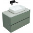 Тумба с раковиной Allen Brau Infinity 1.21001.CGM/4.11021.20/1.21011.G-S 85 олива матовый