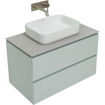 Тумба с раковиной Allen Brau Infinity 1.21001.PWM/4.11021.20/1.21011.G-S 85 папирус матовый