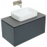 Тумба под раковину Allen Brau Infinity 1.21002.AM 85 антрацит матовый