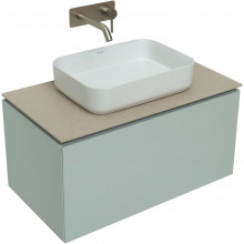 Тумба с раковиной Allen Brau Infinity 1.21002.PWM/4.11021.20/1.21011.B 85 папирус матовый