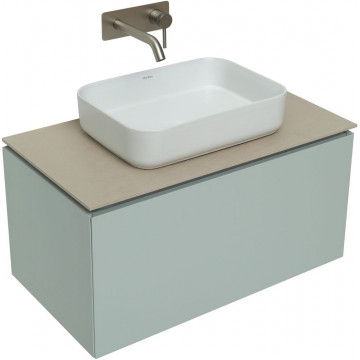 Тумба с раковиной Allen Brau Infinity 1.21002.PWM/4.11021.20/1.21011.B 85 папирус матовый