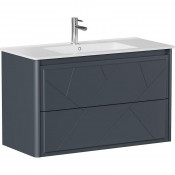 Тумба с раковиной Allen Brau Paris 1.360002.AM/4.61002.20 100 антрацит матовый
