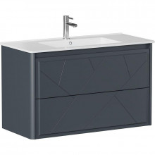 Тумба с раковиной Allen Brau Paris 1.360002.AM/4.61002.20 100 антрацит матовый