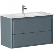 Тумба под раковину Allen Brau Paris 1.360002.BGM 100 синий матовый