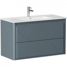 Тумба с раковиной Allen Brau Paris 1.360002.BGM/4.61002.20 100 синий матовый