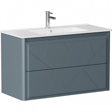 Тумба под раковину Allen Brau Paris 1.360002.BGM 100 синий матовый