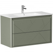 Тумба под раковину Allen Brau Paris 1.360002.CGM 100 олива матовый
