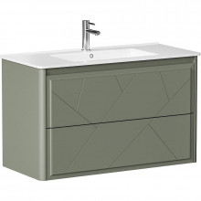 Тумба с раковиной Allen Brau Paris 1.360002.CGM/4.61002.20 100 олива матовый