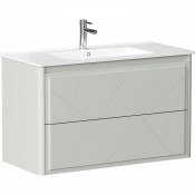 Тумба с раковиной Allen Brau Paris 1.360002.PWM/4.61002.20 100 папирус матовый