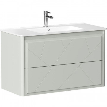 Тумба с раковиной Allen Brau Paris 1.360002.PWM/4.61002.20 100 папирус матовый