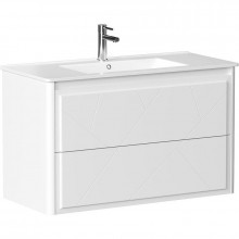 Тумба с раковиной Allen Brau Paris 1.360002.WM/4.61002.20 100 белый матовый