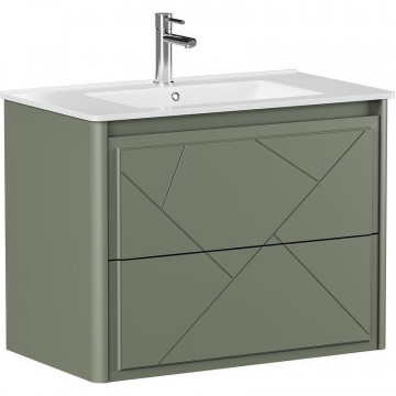 Тумба с раковиной Allen Brau Paris 1.360001.CGM/4.61001.20 80 олива матовый