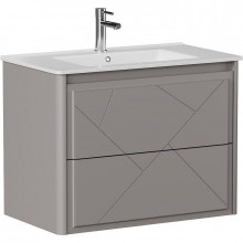 Тумба с раковиной Allen Brau Paris 1.360001.PGM/4.61001.20 80 платина матовый