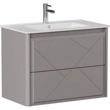 Тумба под раковину Allen Brau Paris 1.360001.PGM 80 платина матовый