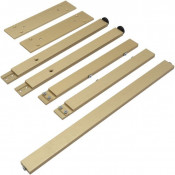 Ножки для мебели Allen Brau Reality 80 1.320B12.03 h-33.5 латунь браш