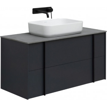 Тумба с раковиной Allen Brau Reality 1.32007.AM/4.11021.20/1.32025.DG-S 100 антрацит матовый