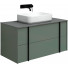 Тумба с раковиной Allen Brau Reality 1.32007.CGM/4.11021.20/1.32025.G 100 олива матовый