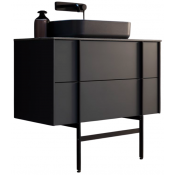 Тумба с раковиной Allen Brau Reality 1.32007.AM/4.11021.31/1.32025.G 100 антрацит матовый