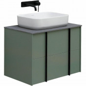 Тумба с раковиной Allen Brau Reality 1.32004.CGM/4.11021.20/1.32022.G 70 олива матовый