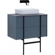 Тумба под раковину Allen Brau Reality 1.32005.BGM 80 синий матовый