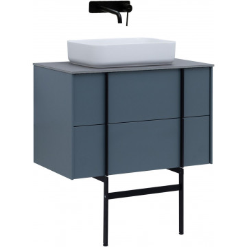 Тумба под раковину Allen Brau Reality 1.32005.BGM 80 синий матовый