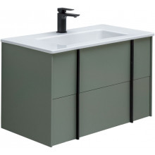 Тумба под раковину Allen Brau Reality 1.32005.CGM 80 олива матовый