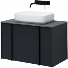 Тумба с раковиной Allen Brau Reality 1.32005.AM/4.11021.20/1.32023.G 80 антрацит матовый