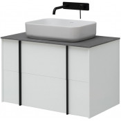 Тумба с раковиной Allen Brau Reality 1.32005.WM/4.11021.20/1.32023.G 80 белый матовый