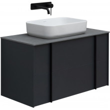 Тумба с раковиной Allen Brau Reality 1.32006.AM/4.11021.20/1.32024.G 90 антрацит матовый
