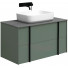 Тумба с раковиной Allen Brau Reality 1.32006.CGM/4.11021.20/1.32024.G 90 олива матовый
