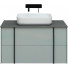 Тумба с раковиной Allen Brau Reality 1.32006.PWM/4.11021.20/1.32024.G 90 папирус матовый