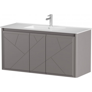 Тумба с раковиной Allen Brau Paris 1.360004.PGM/4.61003.20 120 платина матовый