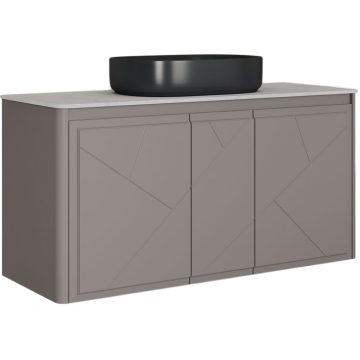 Тумба с раковиной Allen Brau Paris 1.360004.PGM/4.11021.31/1.36016.K 120 платина матовый